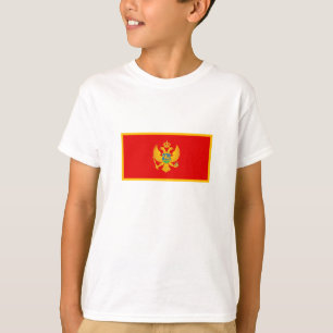 Camiseta Bandeira de Montenegro