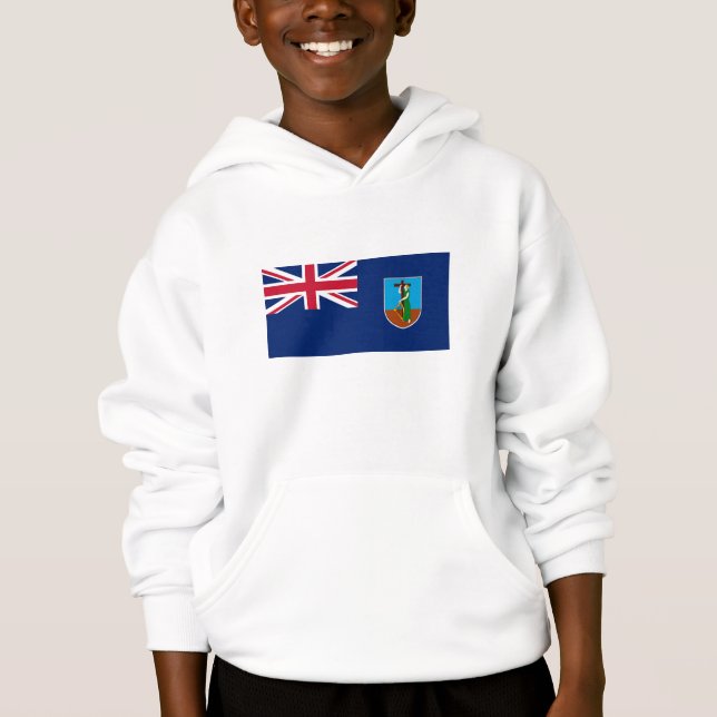 Camiseta Bandeira de Montserrat (Frente)