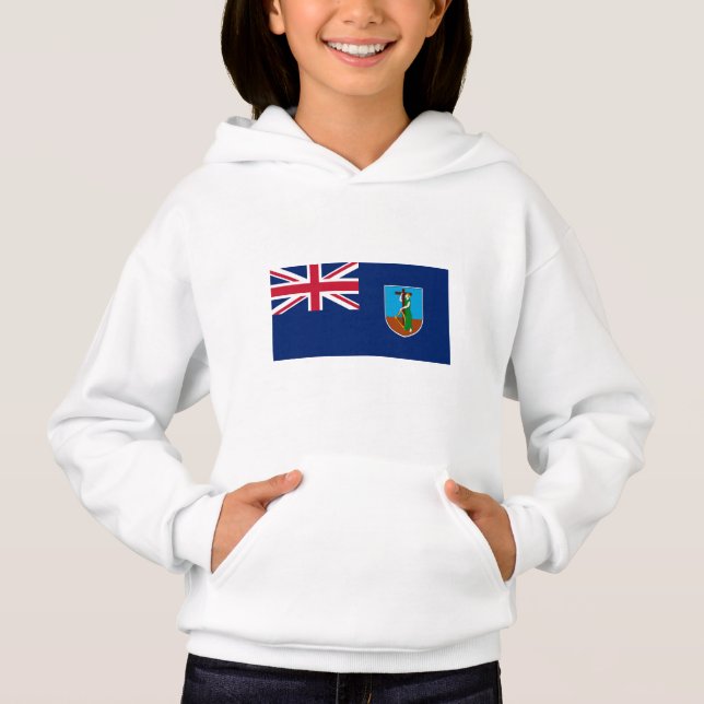 Camiseta Bandeira de Montserrat (Frente)