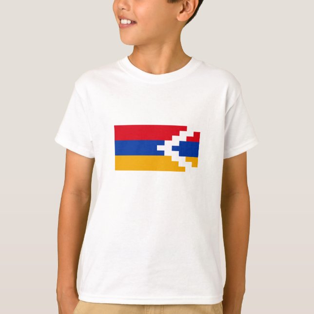 Camiseta Bandeira de Nagorno Karabakh (Frente)