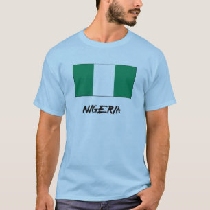 Camiseta Bandeira de Nigéria