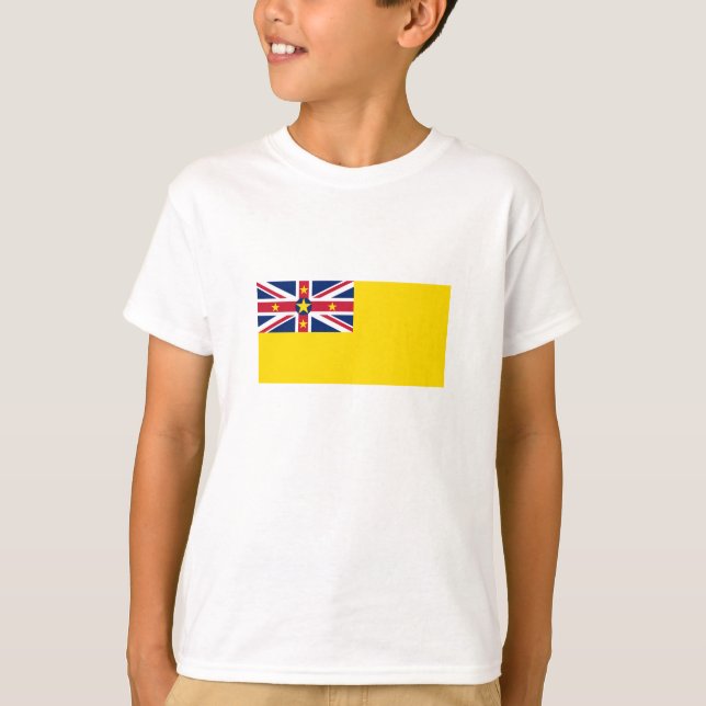 Camiseta Bandeira de Niue (Frente)
