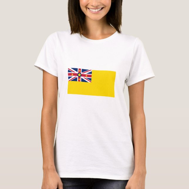 Camiseta Bandeira de Niue (Frente)
