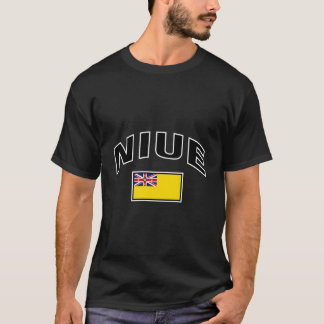Camiseta Bandeira de Niue Orgulhoso Niueano