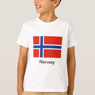 Camiseta Bandeira de Noruega