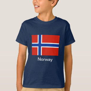 Camiseta Bandeira de Noruega