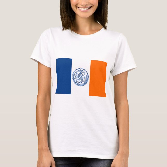Camiseta Bandeira de Nova Iorque (Frente)