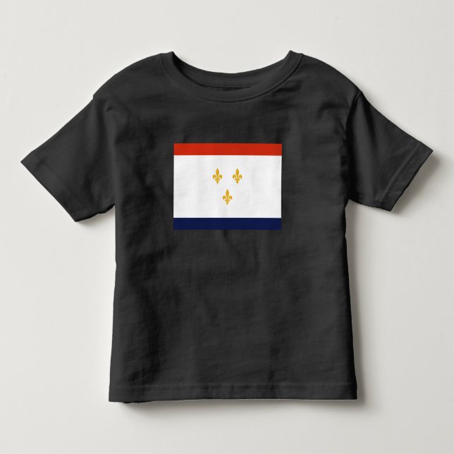 Camiseta Bandeira de Nova Orleans (Frente)