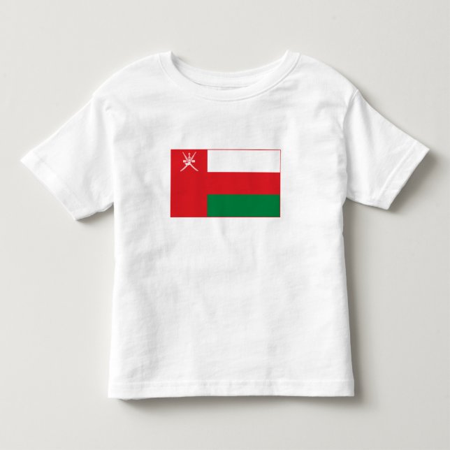 Camiseta Bandeira de Omã (Frente)