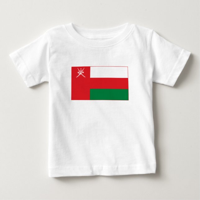 Camiseta Bandeira de Omã (Frente)