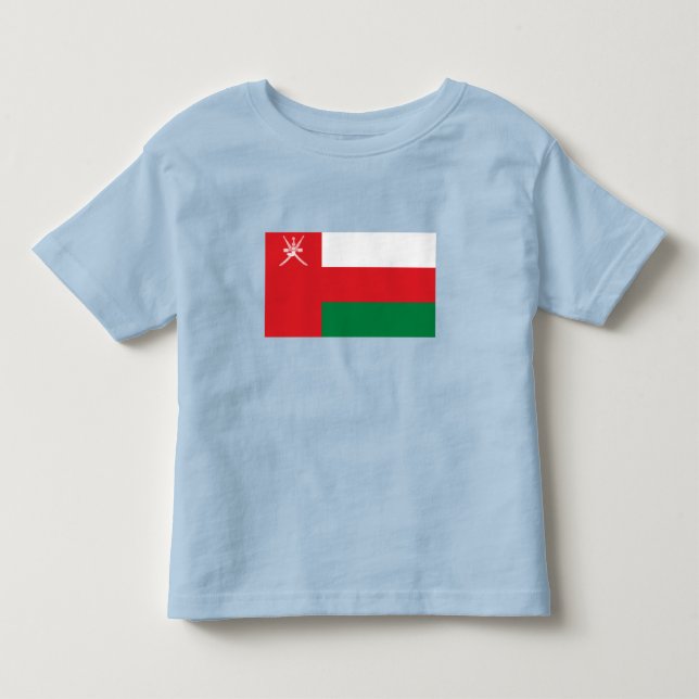 Camiseta Bandeira de Omã (Frente)