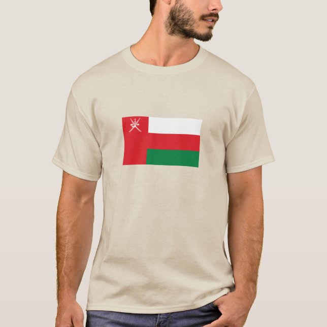 Camiseta Bandeira de Omã (Frente)