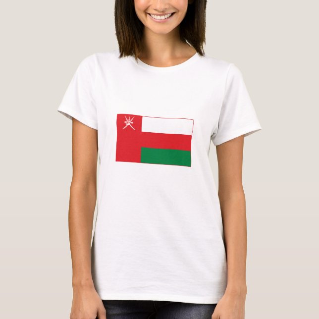 Camiseta Bandeira de Omã (Frente)