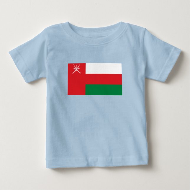 Camiseta Bandeira de Omã (Frente)