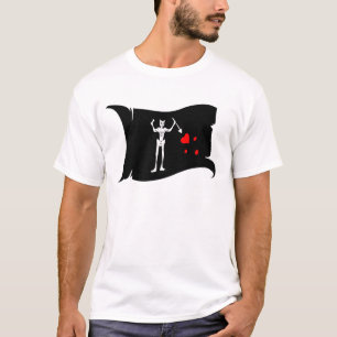 Camiseta Bandeira de ondulação #1 Blackbeard