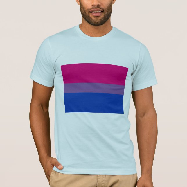 CAMISETA BANDEIRA DE ORGULHO BISEXUAL OFICIAL (Frente)