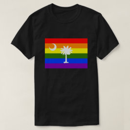 CAMISETA BANDEIRA DE ORGULHO LGBT DA CAROLINA DO SUL