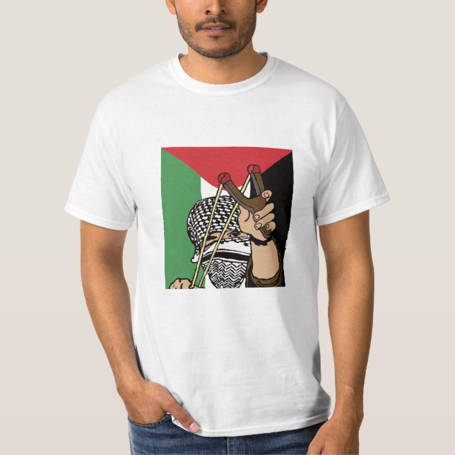 Camiseta Bandeira de Palestina (Frente)