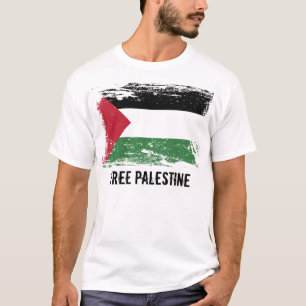 Camiseta Bandeira de Palestina do Grunge