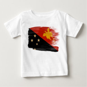 Camiseta Bandeira de Papuá-Nova Guiné