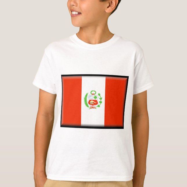 Camiseta Bandeira de Peru (Frente)