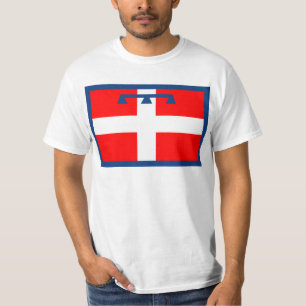Camiseta Bandeira de Piemonte, Italia