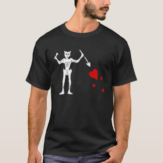 Camiseta Bandeira de pirata de Blackbeard