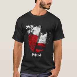Camiseta bandeira de Polônia