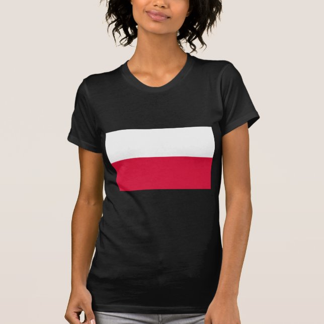 Camiseta Bandeira de Polônia (Frente)