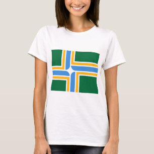 Camiseta Bandeira de Portland (Oregon)