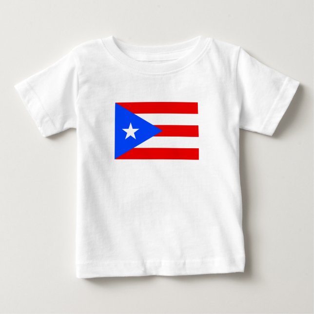 Camiseta Bandeira de Porto Rico (Frente)