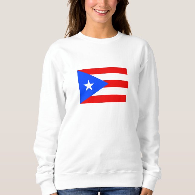 Camiseta Bandeira de Porto Rico (Frente)