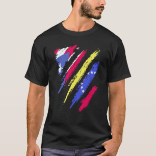 Camiseta Bandeira de Porto Rico Patriot Country Venezuela C