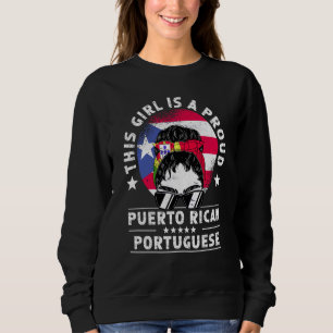 Camiseta Bandeira de Porto Rico Portugal Mulheres Adultas O