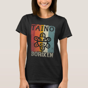 Camiseta Bandeira de Porto Rico Taino Boricua  Lembrança Po