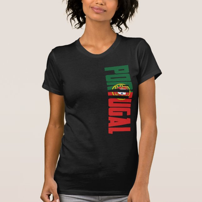 Camiseta Bandeira de Portugal (Frente)