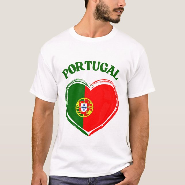 Camiseta Bandeira de Portugal (Frente)
