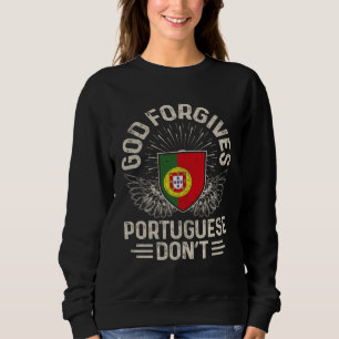 Camiseta Bandeira de Portugal Deus Perdoa os Portugueses N