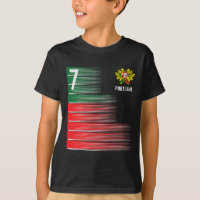 Bandeira de Portugal Número 7 Fã de Futebol Homens