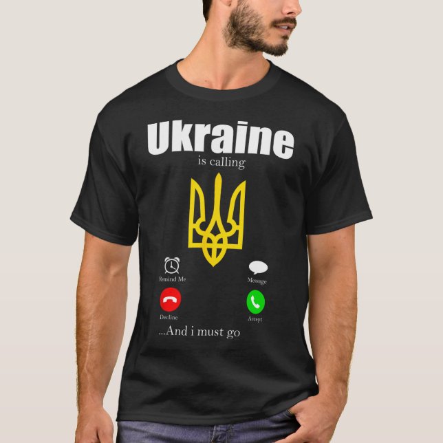 Camiseta Bandeira de Presente da Ucrânia Ukraini Kiev Ucran (Frente)