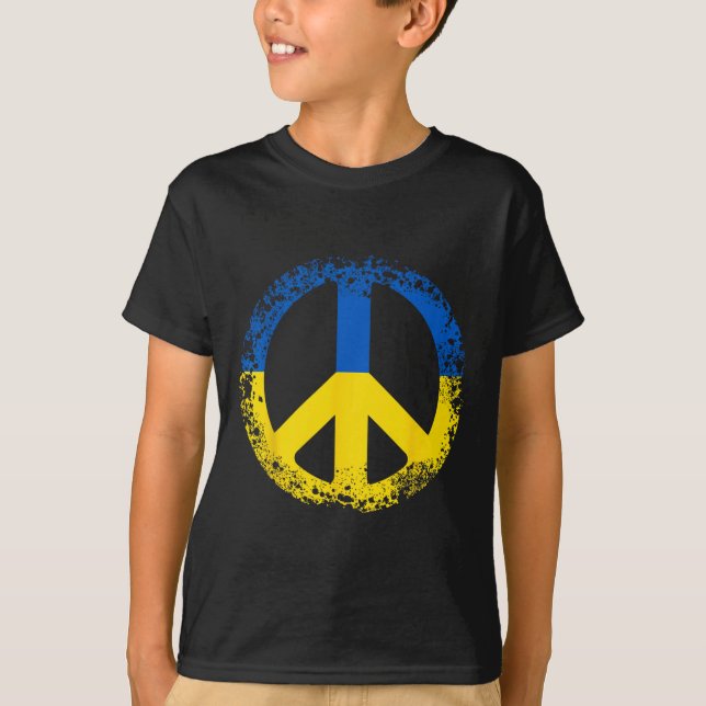 Camiseta Bandeira de Presente da Ucrânia Ukraini Kiev Ucran (Frente)