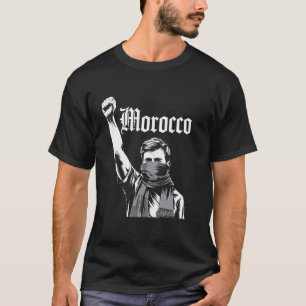 Camiseta Bandeira de Presente de Marrocos Marrocos Marroqui
