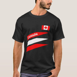 Camiseta Bandeira de Presente do Canadá Varsity Canadense T
