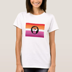 Camiseta Bandeira de Protesto Lésbica