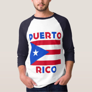 Camiseta Bandeira de Puerto Rico do vintage do tigre 80s de