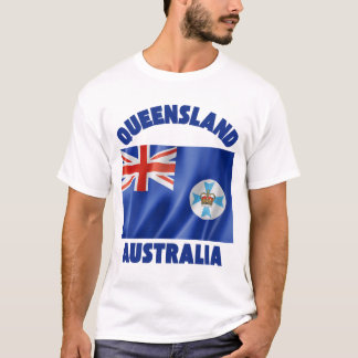 Camiseta bandeira de Queensland