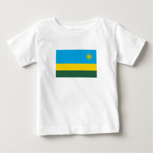 Camiseta Bandeira de Ruanda
