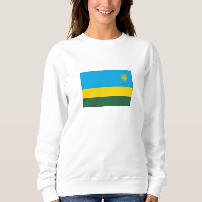 Camiseta Bandeira de Ruanda (Frente)