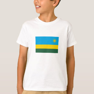 Camiseta Bandeira de Ruanda