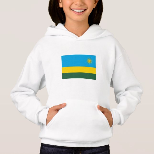 Camiseta Bandeira de Ruanda (Frente)